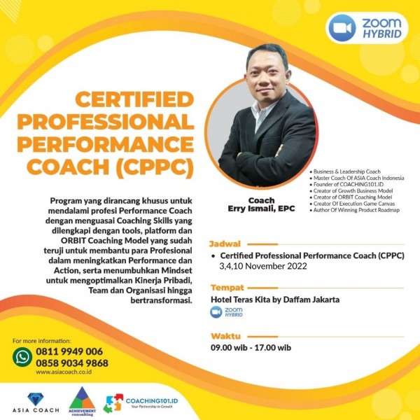 CPPC (CERTIFIED PROFESSIONAL PERFORMANCE COACH)